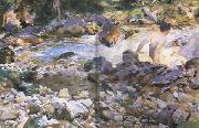 John Singer Sargent Mountain Stream (mk18) Sweden oil painting artist